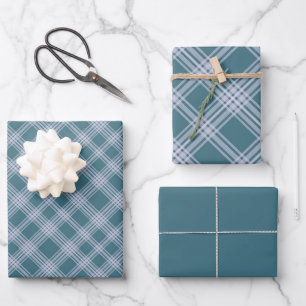 Kariertes Set für das Mustertrennpapier mit dem Mu Geschenkpapier Set