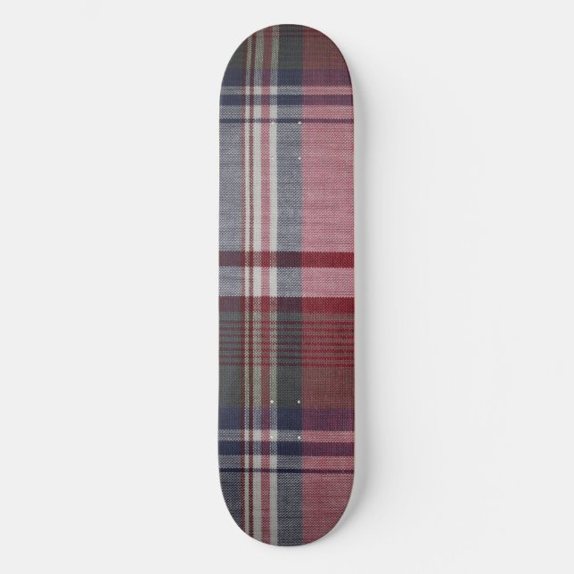 Kariertes Skateboard (Vorderseite)