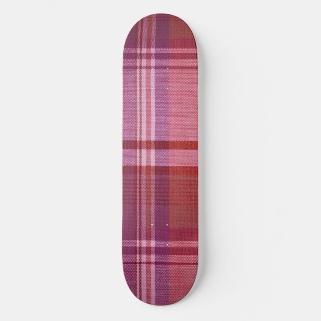 Kariertes Skateboard (Vorderseite)