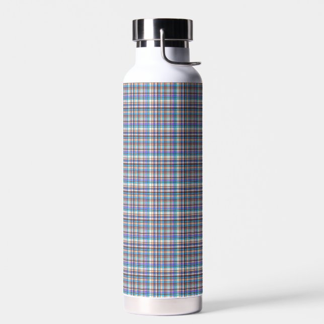 Kariertes Stoff Karomuster Muster-57688 Trinkflasche (Links)