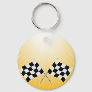 kariertes Symbol Schlüsselanhänger