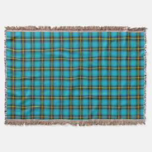 Kariertes Tartan Blau, Gelb, Schwarz-Schottisch-Tr Decke