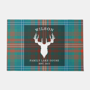 Kariertes Tartan Clan Wilson Fußmatte