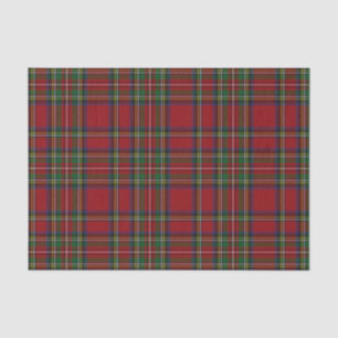Kariertes Tartan-Muster Seidenpapier
