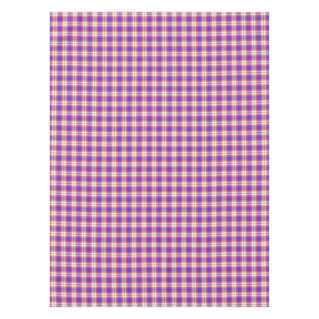 Kariertes Tartan-Muster Tischdecke (Vorderseite)