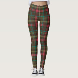 Kariertes Tartanmuster Leggings