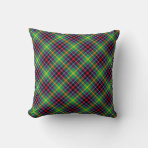 Kariertes Throw Kissen Clephan Tartan Kissen