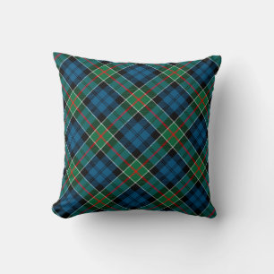 Kariertes Throw Kissen Colquhoun Altes Tartan Kiss