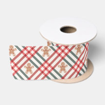 Kariertes Weihnachtsgebäck Rotes Grün