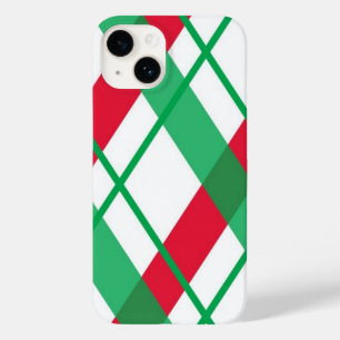 Kariertes Weihnachtshandy Case-Mate iPhone Hülle
