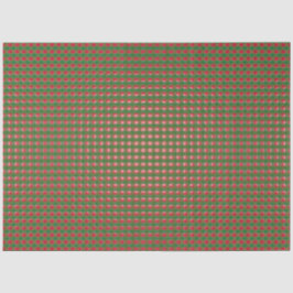 Kariertes Weihnachtsmuster Seidenpapier