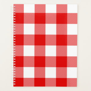 Kariertes White and Red Buffalo Planer
