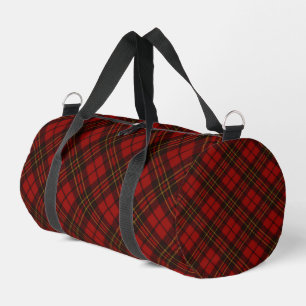 Kariertes Winterelegantes rotes Tartan-Muster Duffle Bag