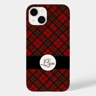 Kariertes Wintermuster Monogram Case-Mate iPhone 14 Hülle
