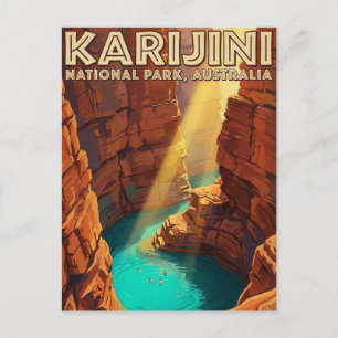 Karijini Nationalpark Australien Postkarte