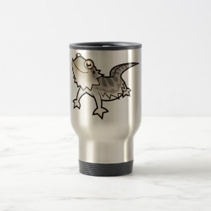 Karikatur Bartagame / Rankin-Drache Reisebecher