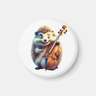 Karikatur, Cartoon, Illustration Ein Musical Magnet