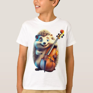Karikatur, Cartoon, Illustration Eine Musik T-Shirt
