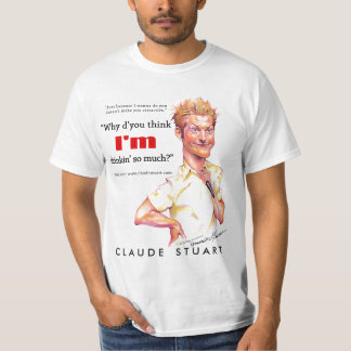Karikatur Claudes Stuart durch Tammie Gräber T-Shirt