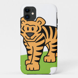 Karikatur-Clipart Bengal-Tiger Großkatze mit Strei Case-Mate iPhone Hülle