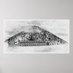 Karikatur der englischen Juden aus einer Haggada Poster