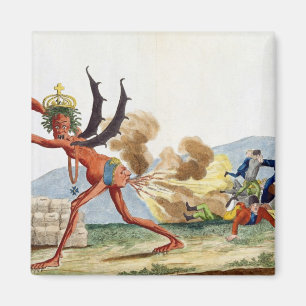 Karikatur der englischen Regierung, 1793 Magnet