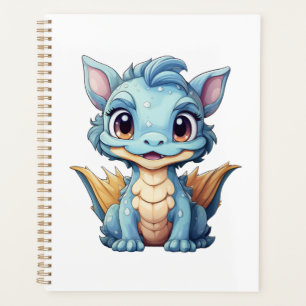 Karikatur-Drachen-Illustration Planer