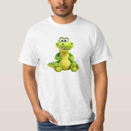 Karikatur eines Rigolo-Krokodils. T-Shirt