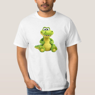 Karikatur eines Rigolo-Krokodils. T-Shirt