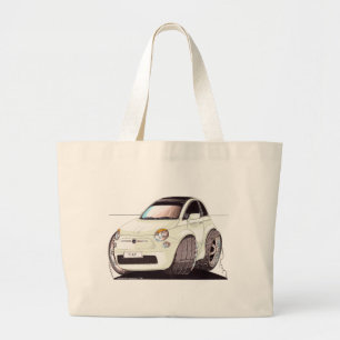 Karikatur Fiat 500 tuningsArt und Weise! Jumbo Stoffbeutel