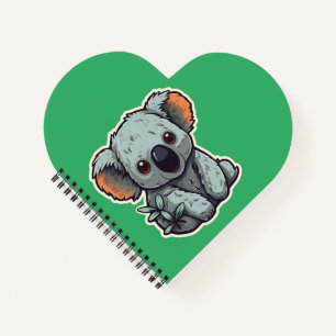 KARIKATUR KOALA BÄR NOTIZBUCH