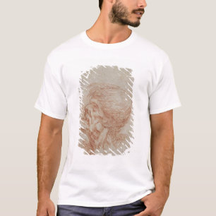 Karikatur-Kopf-Studie eines alten Mannes, T-Shirt