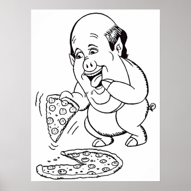 Karikatur Poster (Vorne)