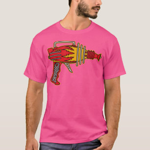 Karikatur Spielzeug Strahlenpistole T-Shirt