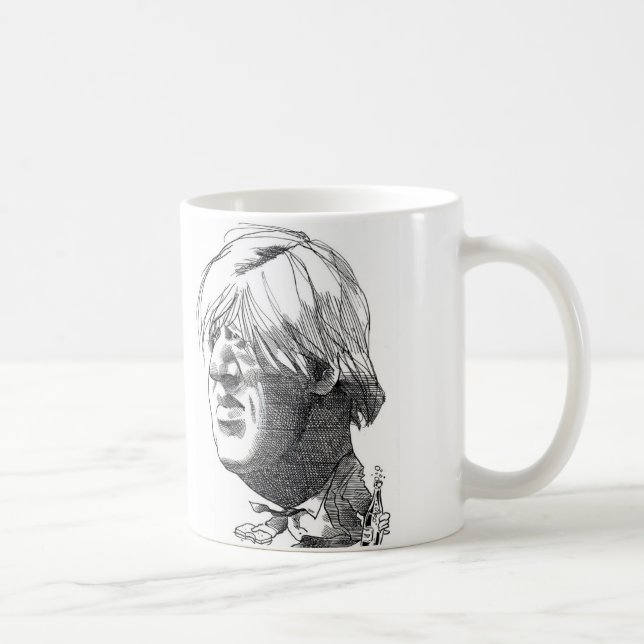 Karikatur-Tasse Boris Johnson Kaffeetasse (Rechts)