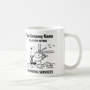 Karikatur-Tasse für Klempnerdienste Kaffeetasse