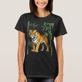 Karikatur-Tiger-Geschenk Tigerliebhaber Orange Sch T-Shirt