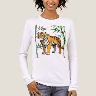 Karikatur-Tiger-Geschenk Tigerliebhaber Orange Sch Tri-Blend Shirt