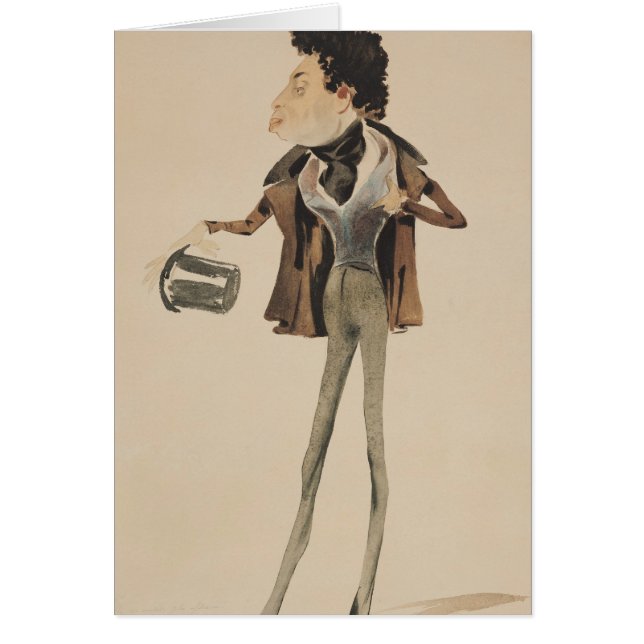 Karikatur von Alexander Dumas Pere (Vorne)