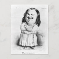 Karikatur von Honore de Balzac