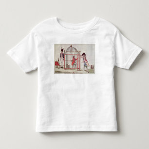 Karikatur von Louis XVI in einem Käfig Kleinkind T-shirt