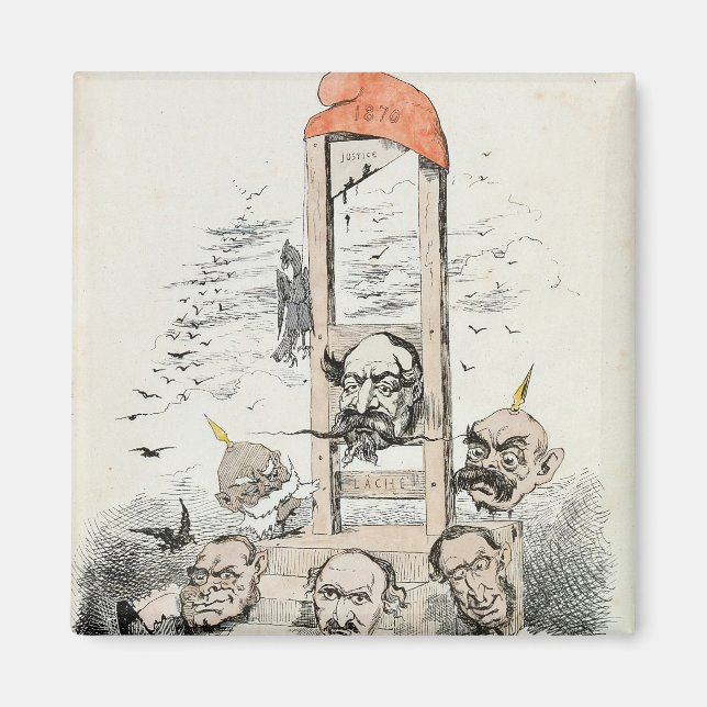 Karikatur von Napoleon III Otto Magnet (Vorne)