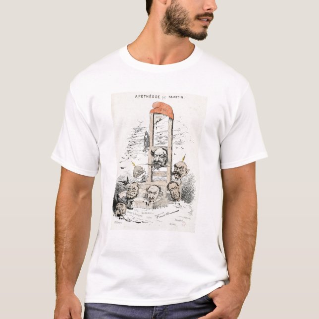 Karikatur von Napoleon III Otto T-Shirt (Vorderseite)