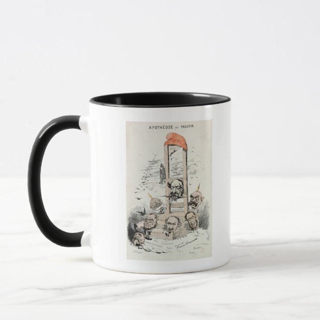 Karikatur von Napoleon III Otto Tasse (Links)
