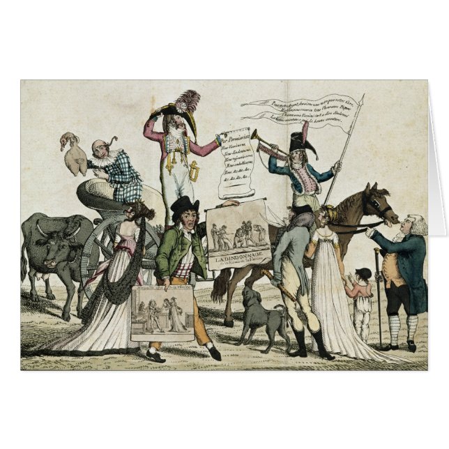 Karikatur von Quakendoktoren, die Impfstoffe (Vorderseite (Horizontal))