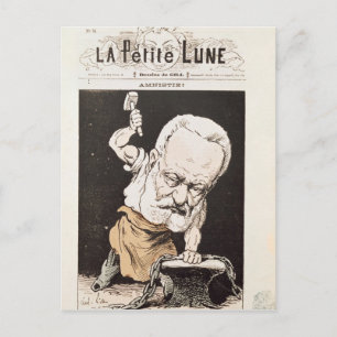 Karikatur von Victor Hugo Postkarte