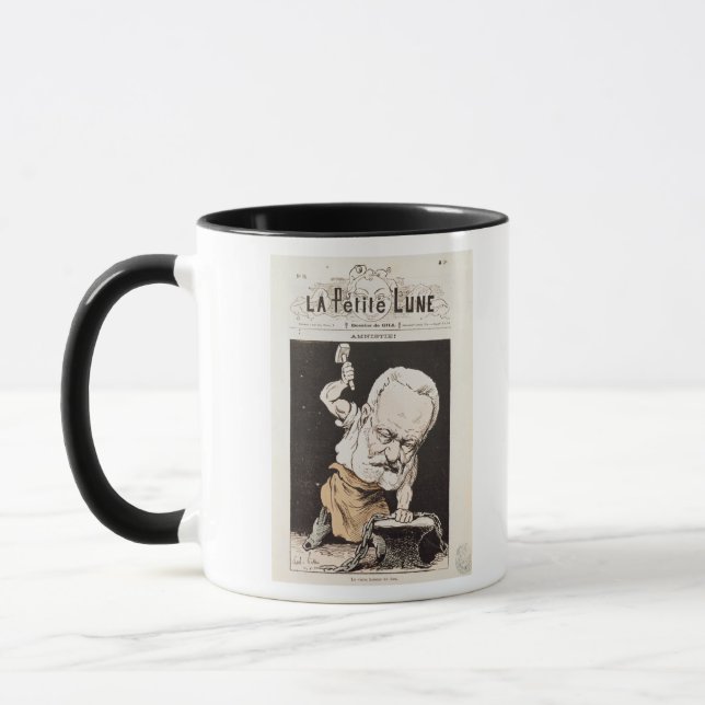 Karikatur von Victor Hugo Tasse (Links)