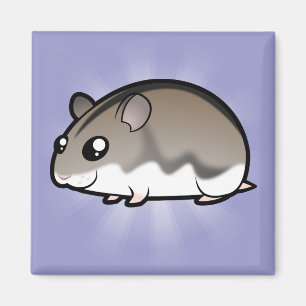 Karikatur Zwerghamster Magnet