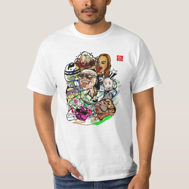 Karikaturen-T - Shirt (Vorderseite)