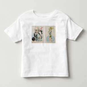 Karikaturen von Victor Hugo und von Napoleon III Kleinkind T-shirt